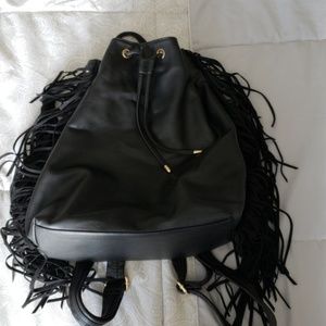 Great used condition Deux Lux fringe slouchy bag